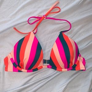 Shade & Shore Striped Bikini Top